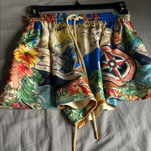 Zimmermann Multicolor Printed Women's Athletic Shorts